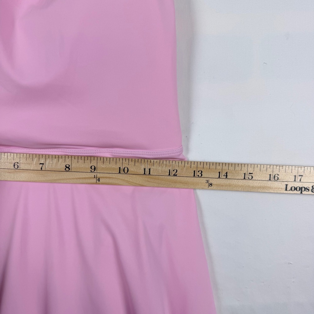 Halara SoftlyZero™ Airy Backless Twisted InstantCool Easy Peezy Dress S Pink - Picture 7 of 9